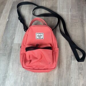 Herschel Supply Co Mini Nova Backpack Crossbody Coral